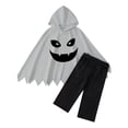 thumbnail image 3 of RMGVDSD Toddler Kids Baby Boys Clothes Halloween Ghost Poncho Cape Hooded Top Long Pants 2Pcs Holiday Party Fancy Dress Up Outfit School Daily Wear, 3 of 9