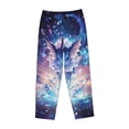 thumbnail image 6 of Vaporeon Women's Pajama Pants, Ultra-soft Comfortable Casual Lounge Pants, Graphic Printed Sleep Bottoms With Drawstring, 6 of 8