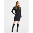 thumbnail image 2 of No Boundaries Turtle Neck Mini Dress, Women’s, 2 of 4