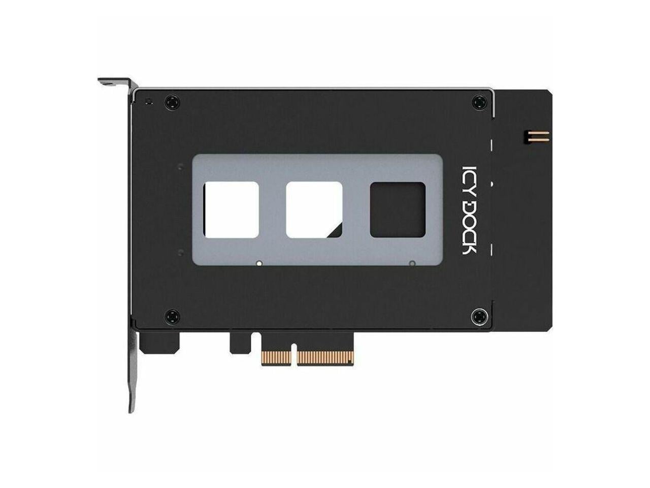 Icy Dock MB111VP-B Tougharmor Mb111vp-b U.2 / U.3 Encl Nvme Ssd Enclosure For Pcie Slot