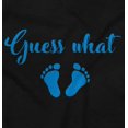 thumbnail image 2 of Guess What Baby Feet Expecting Bump Women's Maternity T Shirt Tee Brisco Brands X, 2 of 7