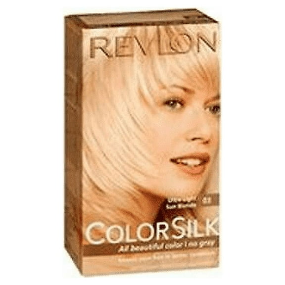 Revlon ColorSilk Hair Color, 03 Ultra Light Sun Blonde 1 ea Pack of 6