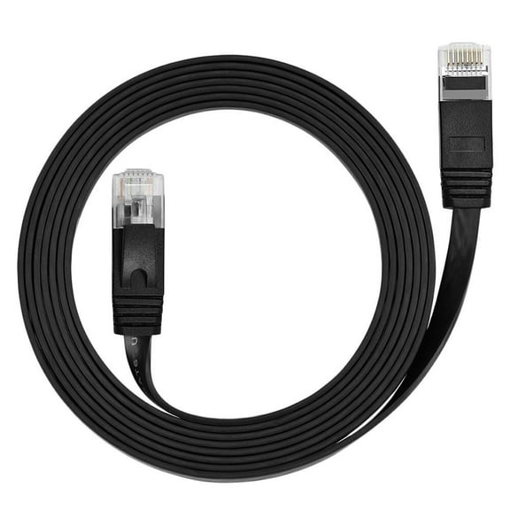 OUNONA Ethernet LAN Connector Cable for Computer Network Black 15 Meter