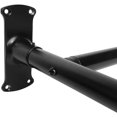 thumbnail image 4 of Utopia Alley Rustproof Wall Mounted Aluminum D-shape Shower Rod With Ceiling Support for Freestanding Tubs, 60 Inch Large Size by 25 Inch, Matte Black, 4 of 8