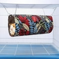 thumbnail image 2 of Pet Hanging Tunnel Cool Mat For Small Animals Cool Rainforest Pattern Sugar Glider Hammock Cage Accessories, 2 of 9