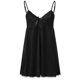 thumbnail image 2 of Guardurnaity Vestido de dormir Vestido de tirantes de encaje hueco Camisón de cuello en V Ropa interior de mujer Pijama Vestidos negro L, 2 of 6