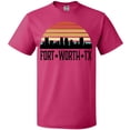 thumbnail image 3 of Inktastic Fort Worth Texas Skyline Retro T-Shirt, 3 of 5
