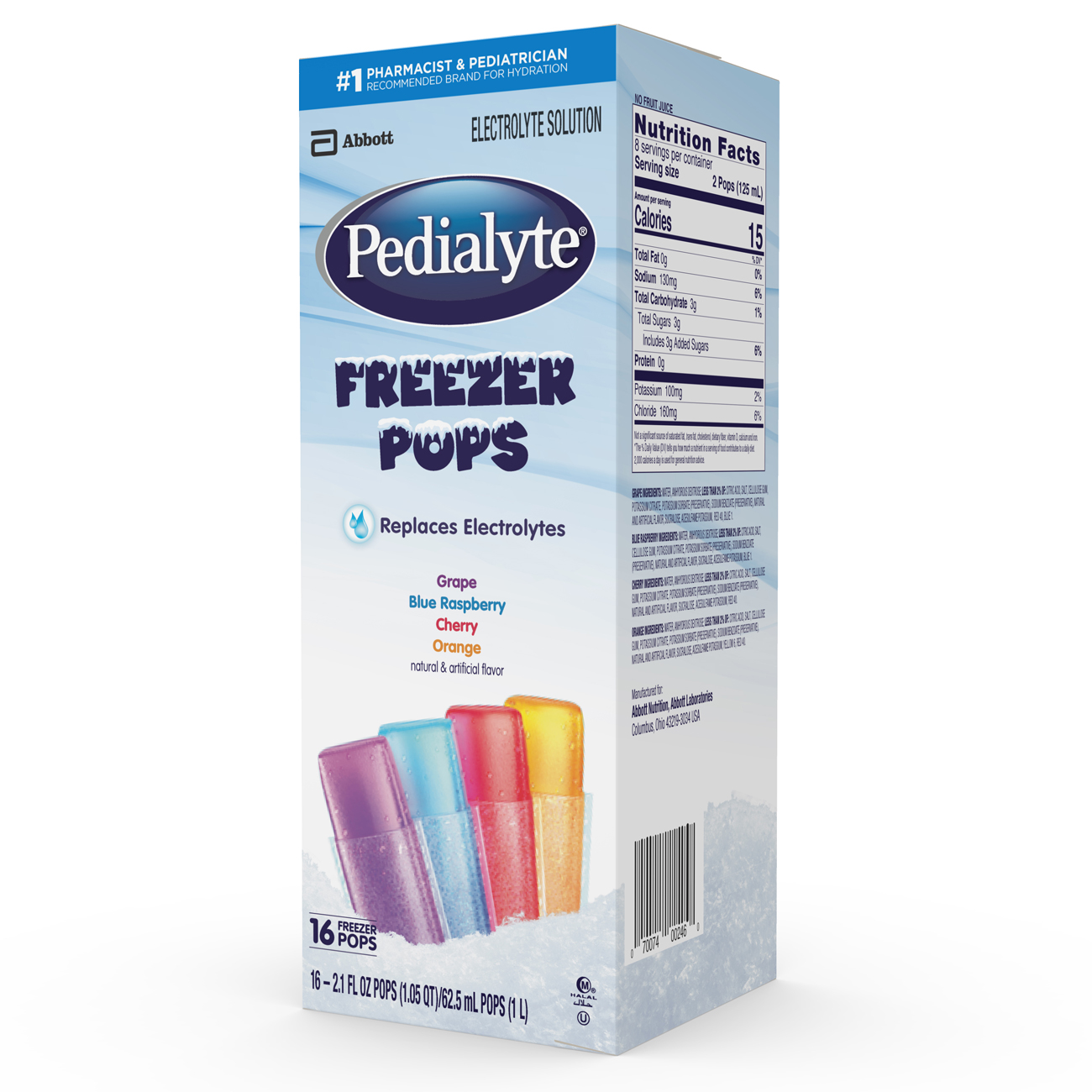 Pedialyte Popsicles Nutrition Facts Blog Dandk