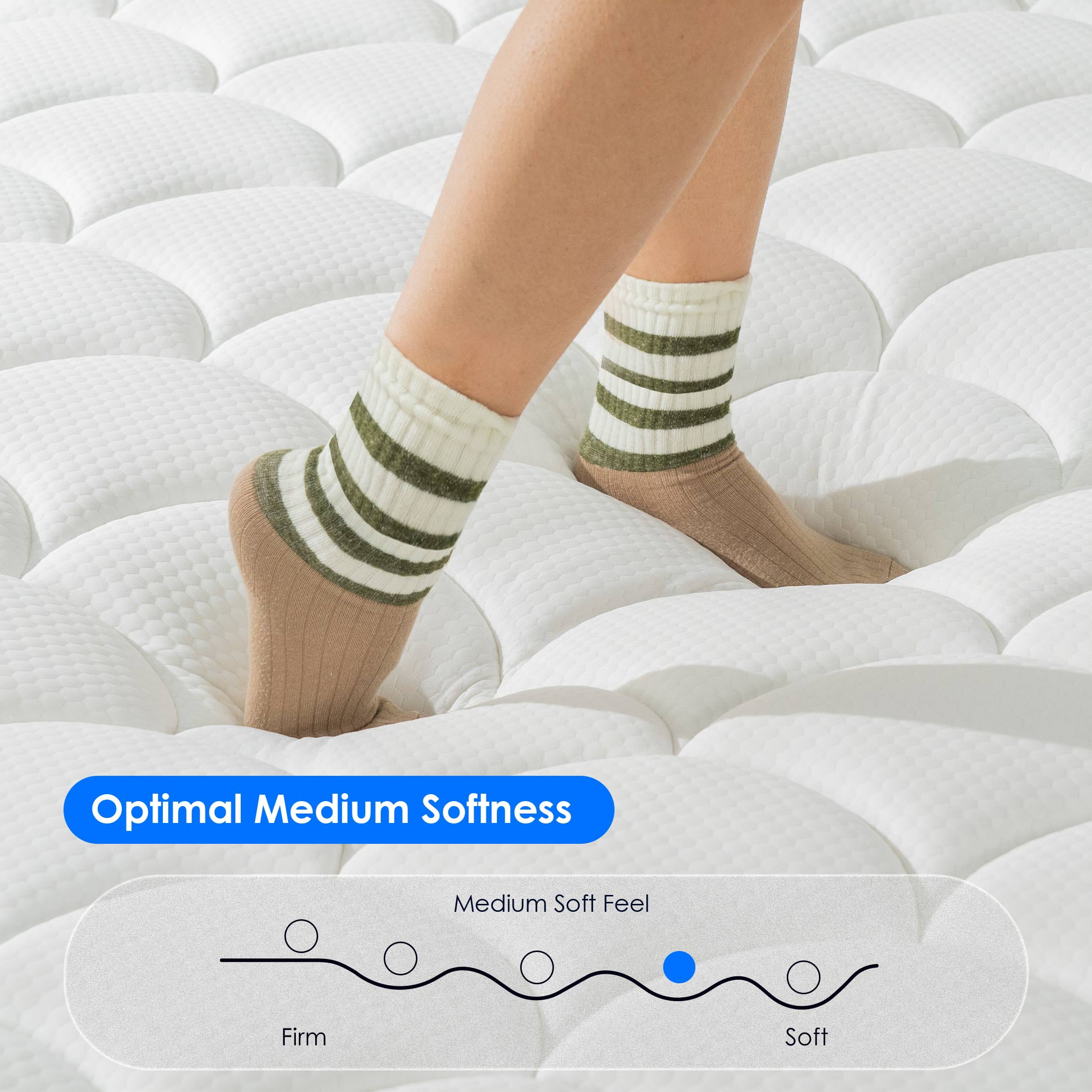 10 inch King Size Last Foam Memory Foam Mattress in a Box, Medium Firm