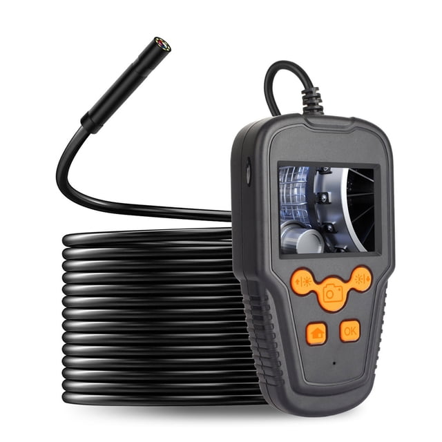 Endoscope Camera 2.4 inch LCD 1080P HD 3.9mm Lens IP68 Handheld Endoscope Industrial Home Use Digital Endoscope with 8 LED Lights