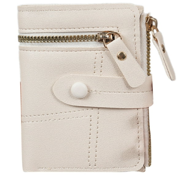 RUISINERY Women Wallet Simple Bi Fold Wallets PU Leather Purse Thin Short Wallet Small Pockets Cash Card Holder Bag Compact Wallet