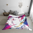 thumbnail image 6 of KLL Colorful Bulldog Print Fleece Throw Blanket, Horizontal Fleece Bedding Cute Soft Blankets Comfy Fleece Flannel Plush Home Decor for Couch & Bed -50"x40", 6 of 9