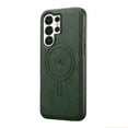 thumbnail image 5 of Magnetic Case for Samsung Galaxy S24 Ultra Luxury Premium PU Leather [Compatible with MagSafe] Shockproof Slim Anti-Scratch Dust-Proof Lightweight Phone Cover For Samsung Galaxy S24 Ultra,Green, 5 of 5