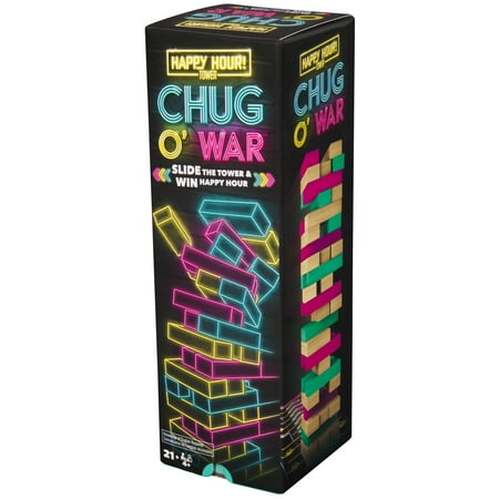 Spin Master Games, Happy Hour Tower Chug O&rsquo; War, Party Game for Adults Ages 21+