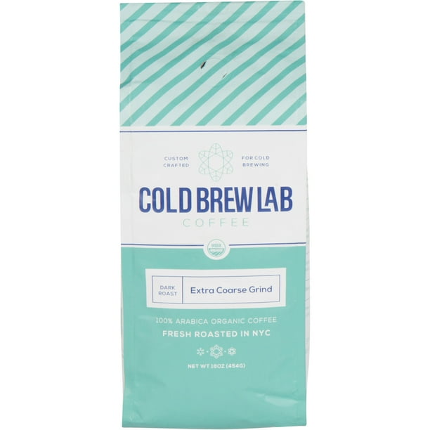 Cold Brew Lab Extra Coarse Ground Coffee 1 LB Bag