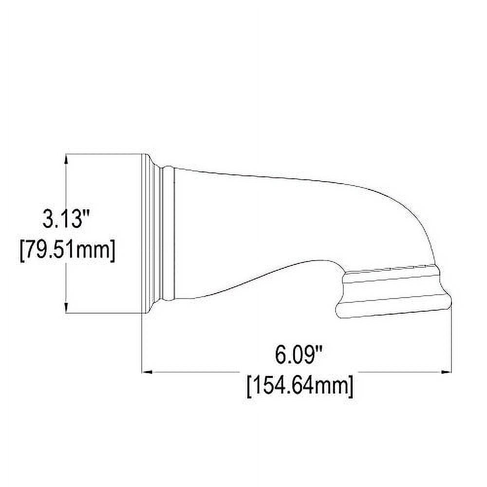 Speakman S-1564 Rainier: Rubinetti Vasca Con Deviatore, Bocca Quadrata, Nickel Spazzolato - 2