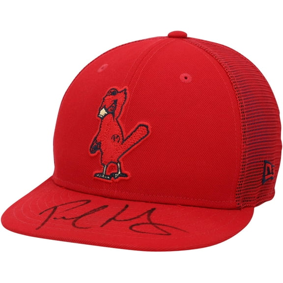 Paul Goldschmidt St. Louis Cardinals Autographed Player-Worn Red Cap from the 2023 MLB Season - Fanatics Authentic Certified
