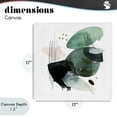 thumbnail image 4 of Stupell Industries Contemporary Verdant Horizon Shapes Canvas Art, 17 x 17, by Svetlana Aleynikova, 4 of 8