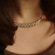 thumbnail image 4 of Collar con colgante JAMW de moda para mujer joyería de boda dorado Sencillez, 4 of 5