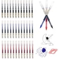thumbnail image 1 of 36PCS Bolígrafo de Gel 0.5mm, Bolígrafos de Gel de Punto Fino, Plumas Punto Fino, Marcr Que Escribe Suavemente y No Rompe la Tinta, para Escribir, Estudiantes, Oficina(Negro+Rojo+Azul), 1 of 4