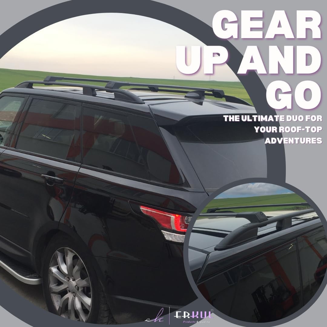 ERKUL Roof Rack System for Mitsubishi Outlander Sport ASX 2011-2024, Black
