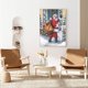 thumbnail image 4 of Cuadros Decorativos Punto de cruz completo Papá Noel dando regalos 11CT estampado DIY bordado (SZX99 Likrtyny embutido en tela, 4 of 9