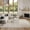 Ivory, variant on Nourison Nordic 2' x 3' Taupe Modern Indoor Rug