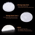 thumbnail image 4 of 1152 original self-adhesive dots (576 pairs) white adhesive magic stickers, 4 of 5
