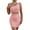 Pink, variant on Chic Sleeveless Midi Dress - Summer 2025 Trend: One-Shoulder Cut-Out Bodycon with Wavy Texture & Figure-Hugging Design for Parties or Casual Nights Pink M