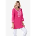 thumbnail image 2 of Woman Within Plus Size Embroidered Knit Tunic, 2 of 6
