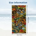 thumbnail image 3 of PHYHOO Beach Towel Oversized Microfiber Sand Free Beach Towel Quick Dry, Flowers Lightweight Pool Towels for Adults Travel Towel for Gym Yoga Camp Swim 30x60in, 3 of 8