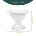 thumbnail image 3 of HLONK 4 Pcs Pot de Jardinière Romain en Plastique pour Usage Intérieur/extérieur, 3 of 7