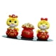 thumbnail image 5 of Juego de 3 estatuas de serpiente con forma de bolsa de dinero, decoración para salpicadero de coche, estante para escritorio de coche Estilo A, 5 of 9