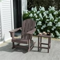 thumbnail image 5 of Paradise Outdoor Patio Rocking Chair with Square Side Table Set, 5 of 9