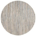 thumbnail image 2 of SAFAVIEH Cape Cod Jacinth Striped Area Rug, Natural/Blue, 6' x 6' Round, 2 of 10