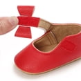 thumbnail image 6 of Yoyauz Baby Girl Mary Jane Shoes Anti Slip Rubber Sole Ballet Slippers Princess Dress Wedding Shoes Newborn Kids Shoes Toddler Shoes（0-12 Month）, 6 of 9