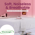 thumbnail image 3 of ViscoLogic BEDPRO Full Size Premium Waterproof Lab Tested Bed Bug Proof Zippered Mattress Encasement, Breathable Fabric, Hypoallergenic, 3 of 7