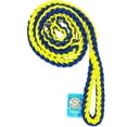 thumbnail image 1 of Correa Para Perros Razas Grandes Gruesa Trenzada Con Collar Color Azul Amarillo L, 1 of 4