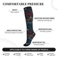 thumbnail image 2 of Pofeuu Cartoon Sharks Print Compression Socks for Women & Men Circulation - Best Support for Nurses,Running,Athletic,Sports, 2 of 7