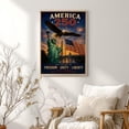 Affixzi America 250 Years Unity Liberty Poster, Patriotic USA Wall Art ...
