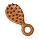 thumbnail image 2 of Herramienta de madera para masaje del cuero cabelludo con meridianos, peine de madera ancho y compacto de bolsillo para peinar el cabello, peine de, 2 of 9