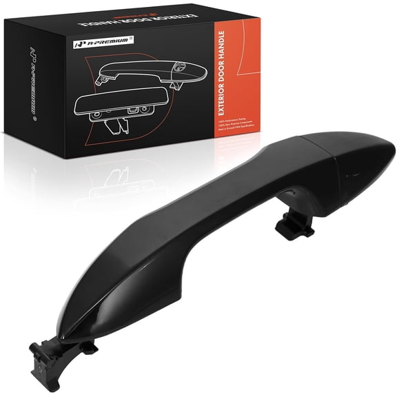 A-Premium Front Right Passenger Side Exterior Door Handle Compatible with Toyota Corolla 2014-2019, Smooth Black, Replace# 69217-02947