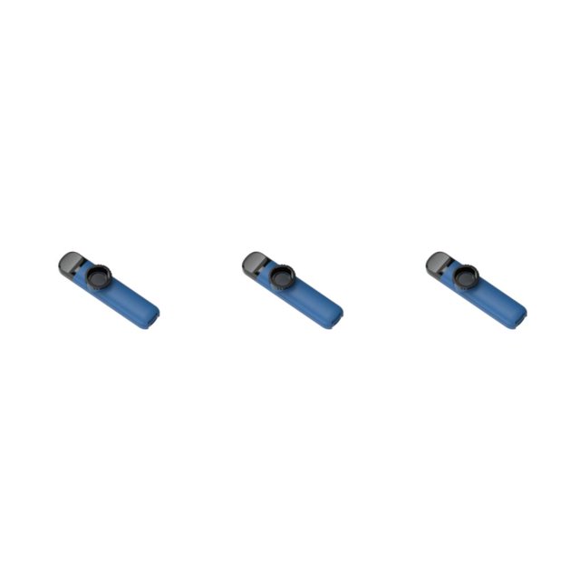 Toystoory Plástico Kazoo Instrumento de viento de Ligero Diseño simple ABS Acompañamiento profesional para principiantes Presente azul Type1 NO1