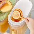 thumbnail image 3 of Ounissouiy Hervidor de bebidas de verano fresco y grueso, junta de hervidor duradera ABS y dispensador resistente para espesado e impacto Utensilios de cocina amarillo, 3 of 6