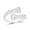 White, variant on Diamond NK Fashion Initial "C" Ladies Heart Cuff Ring 0.5cttw