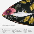 thumbnail image 5 of ZICANCN Spring Blooms Flowers Butterfly Throw Pillow Covers, Bed Couch Sofa Knit Decorative Pillow Covers for Living Room Farmhouse, 12"x12", 5 of 8