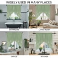 thumbnail image 3 of Sage Green Wildflowers Swag Valances for Windows 2 Pack, Kitchen Window Curtains 36 Inch Length, Modern Floral Butterfly Plant Privacy Swag Curtains for Living Room/Bathroom with Rod Pocket 36"x36", 3 of 8