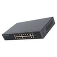 thumbnail image 1 of Conmutador POE ANGGREK Gigabit Ethernet 16 Puertos 10/100M, 2 Puertos Gigabit TP, 1 of 7