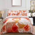 thumbnail image 4 of Dolce Mela DM702Q Floral Bedding Duvet Cover Set, Queen Size, 4 of 4