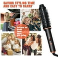 thumbnail image 6 of Updated Hot Brush, 1.5-inch Negative Ion Purge Quick Hot Round Brush creates salon-quality blowouts, reducing frizz and making hair shinier and smoother (Millennium Pink), 6 of 10